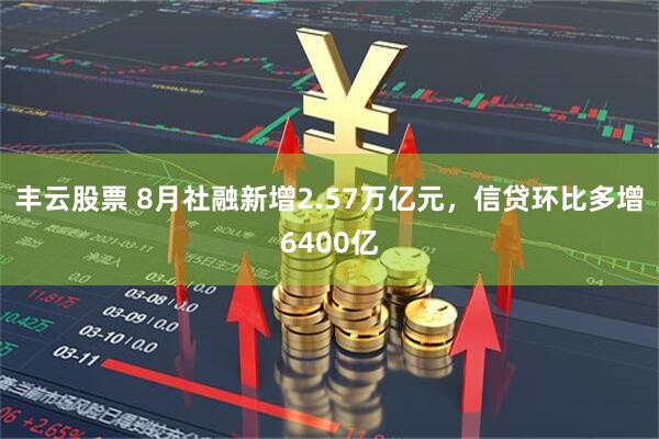 丰云股票 8月社融新增2.57万亿元，信贷环比多增6400亿